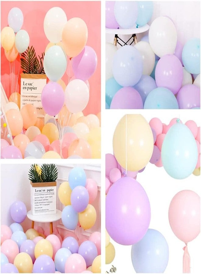 Flyloons Pastel balloons Pack of 50 with Colors Pink, Purple, Blue, Green, Yellow, Orange - Image 5